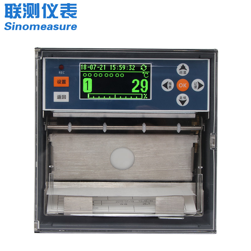 聯測_SIN-R1200_1-8通道可選_有紙記錄儀_液晶屏_FO值/壓力/溫度等參數